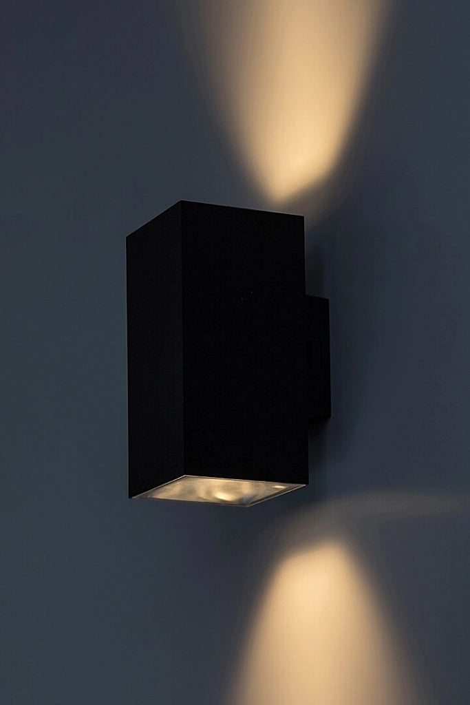 Applique esterna nera quadrata LED 18W IP65 Urfa Rabalux