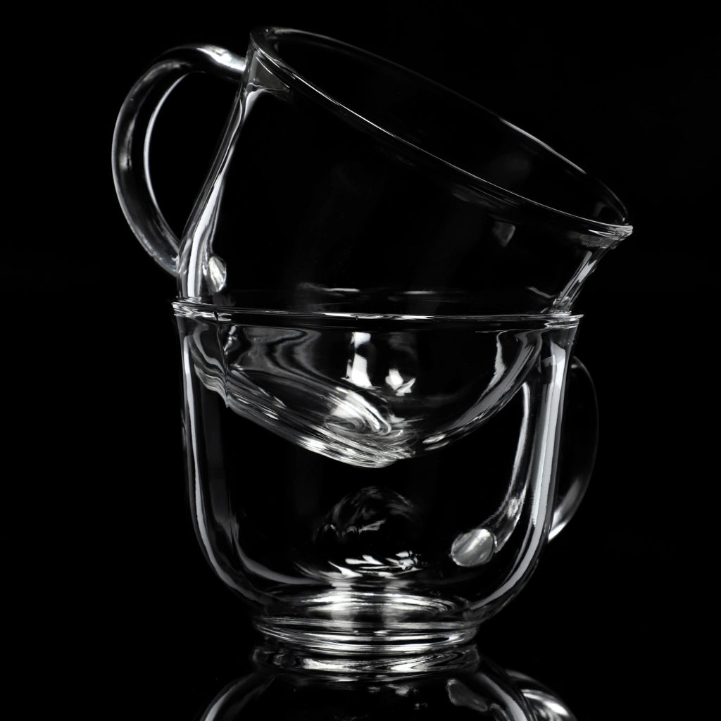 Set di 6 bicchieri da tè/caffè invernali KADAX da 480 ml con manico.