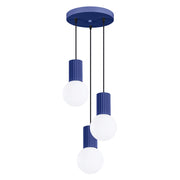 Lampada a sospensione HALO 3P ultramarine