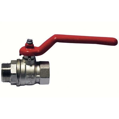 VALVOLA A SFERA MF CON LEVA ROSSA- 1/2 (DN 15) 30 bar / 435 psi- ITAP- pezzi 1