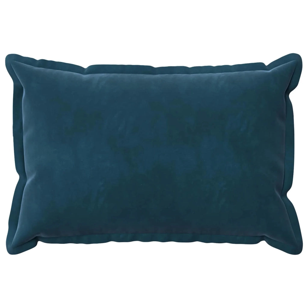 Federa 6 pcs HOUTEN Blu 40 x 60 cm Velluto 917449