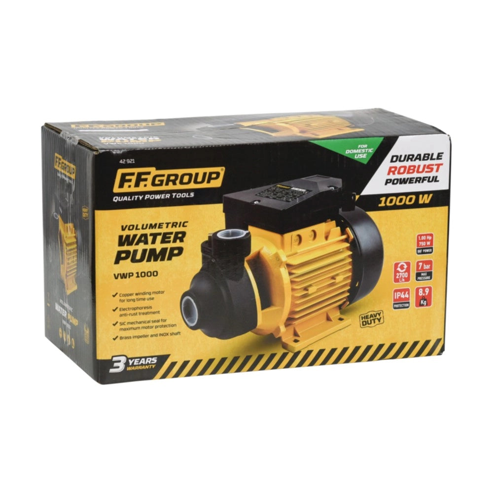 Ff group vwp 1000 da 1000w 1hp elettropompa volumetrica di superficie