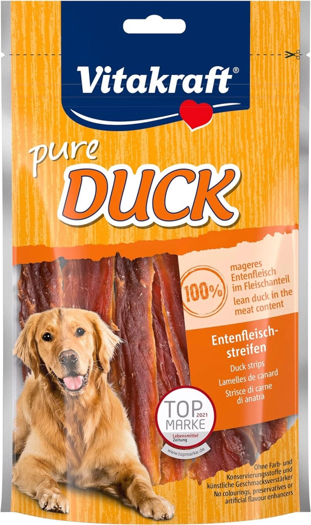 VITAKRAFT DOG PURE DUCK STRISCE DI ANATRA DA  80 GR