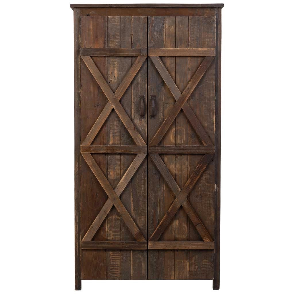 Armadio in legno marrone 78x40x148 cm