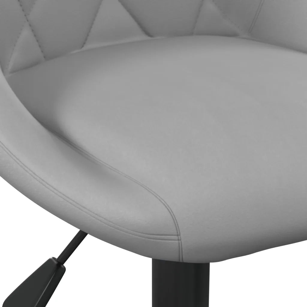 Sedia da Ufficio Grigio Chiaro in Velluto 3088846