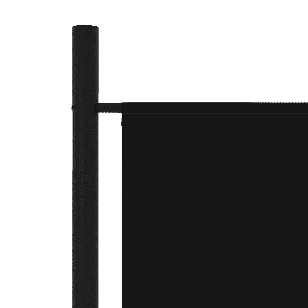 Divisorio Ambienti | Divider per stanze | Paravento a 3 Pannelli Nero 150x180 cm
