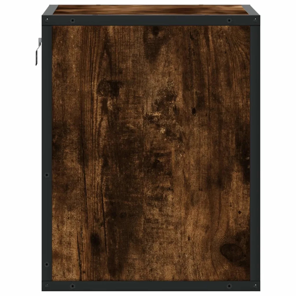 Comodino a Muro Rovere Fumo 40x31x39,5 cm 848748