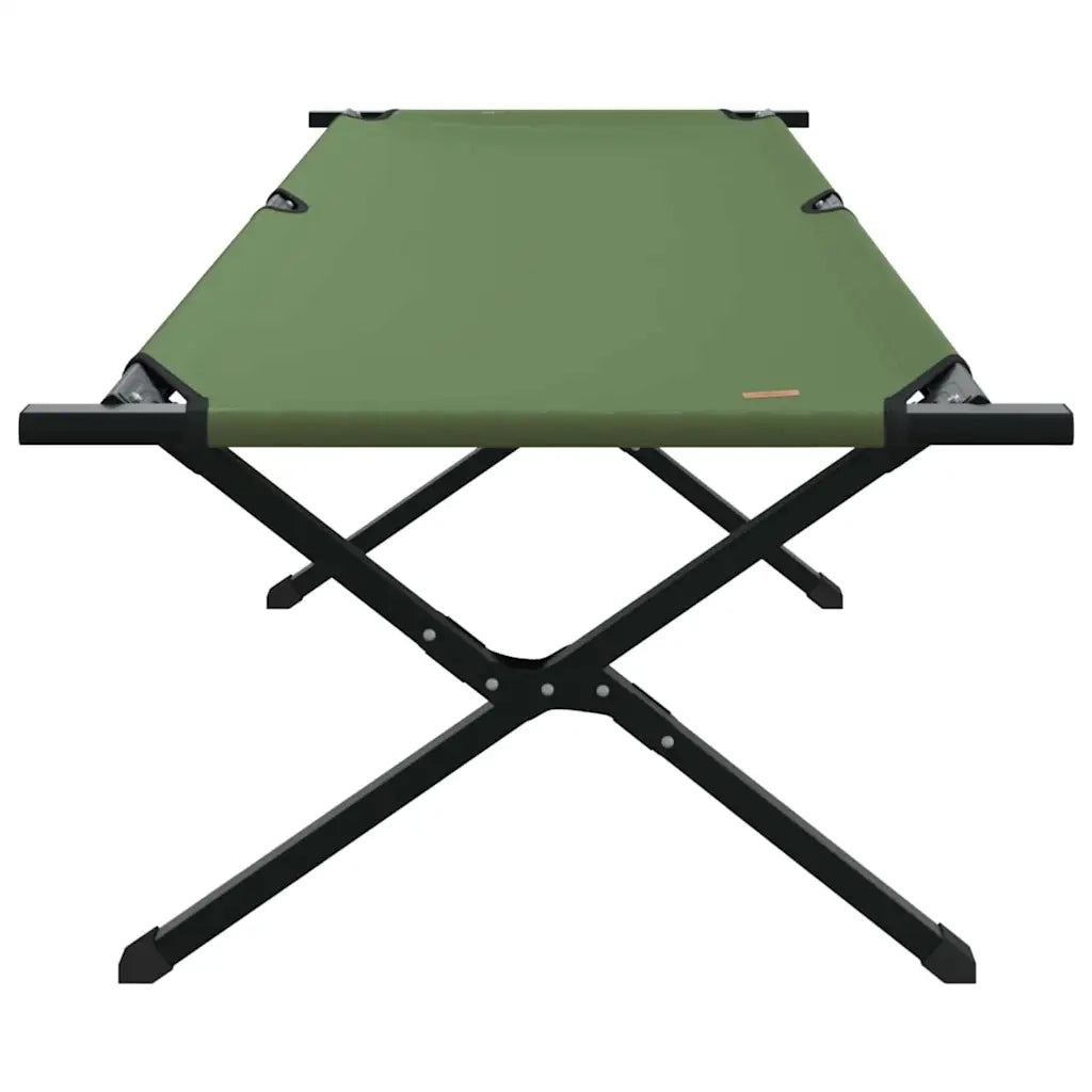 Letto da campeggio pieghevole Verde 210 x 80 x 46 cm 42003190