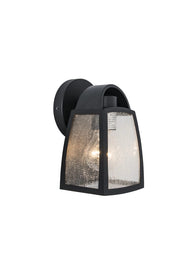 Applique esterna Lutec Kelsey nera E27 IP44 40W 20cm