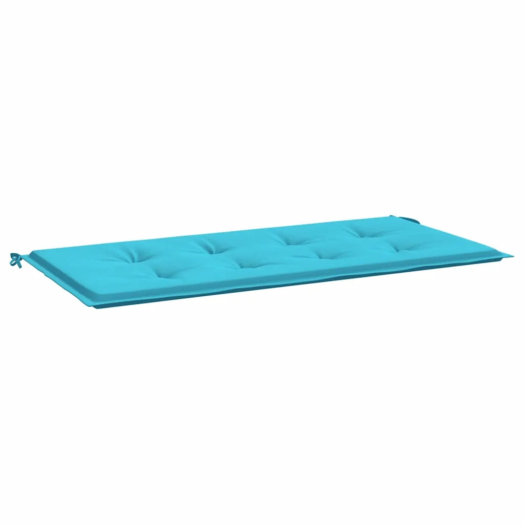 Cuscino per Sedia Turchese 100 x 50 x 3 cm Tessuto Oxford 361119