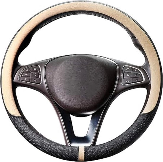 Copricerchio sterzo universale - 37-39 cm - antiscivolo - pelle