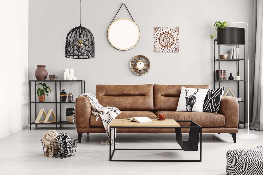 Lampada da terra TRAPO Emibig bianco/wenge E27 150cm