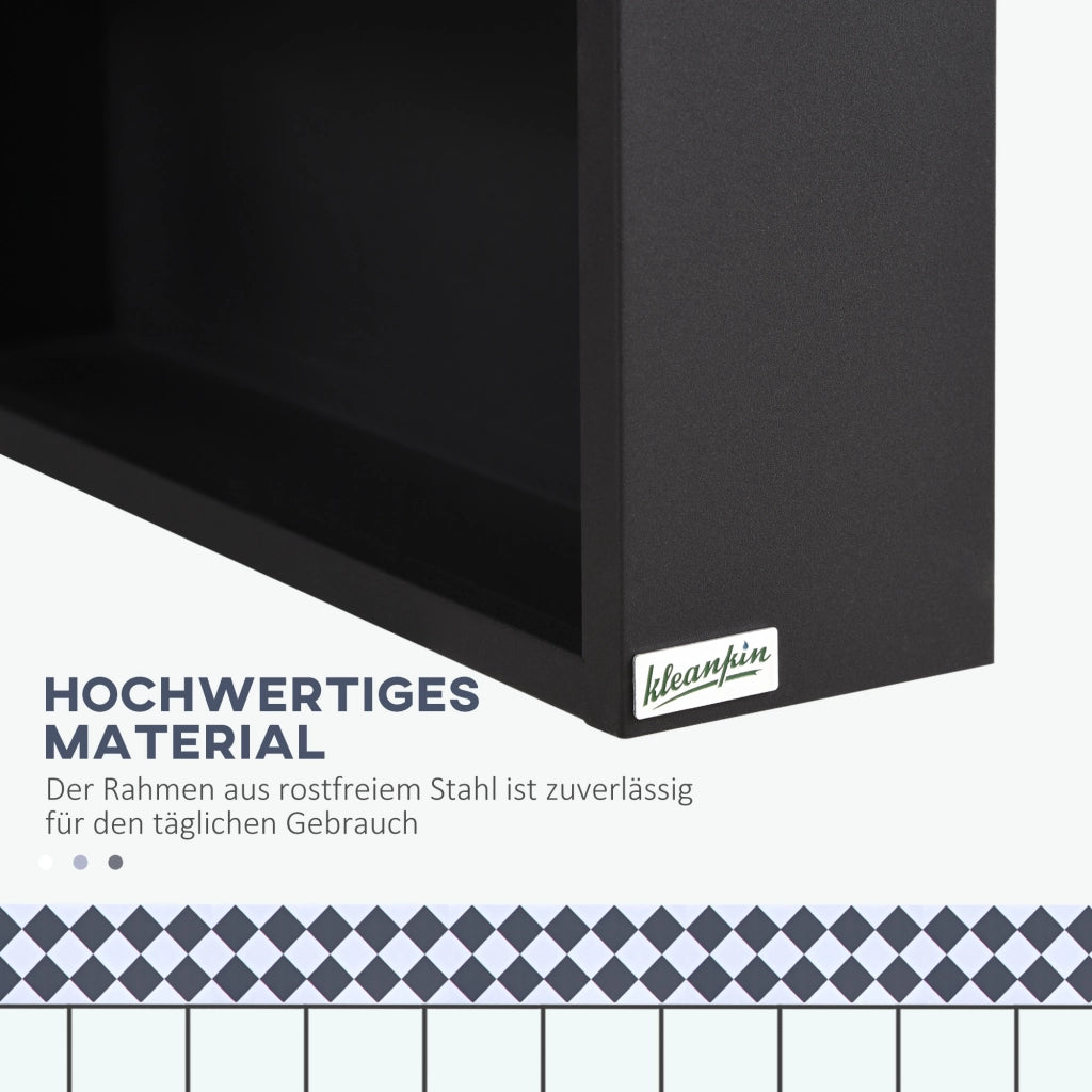 Armadio con Specchio ¨C Zephmum ¨C Nero 46x13.5x58 cm