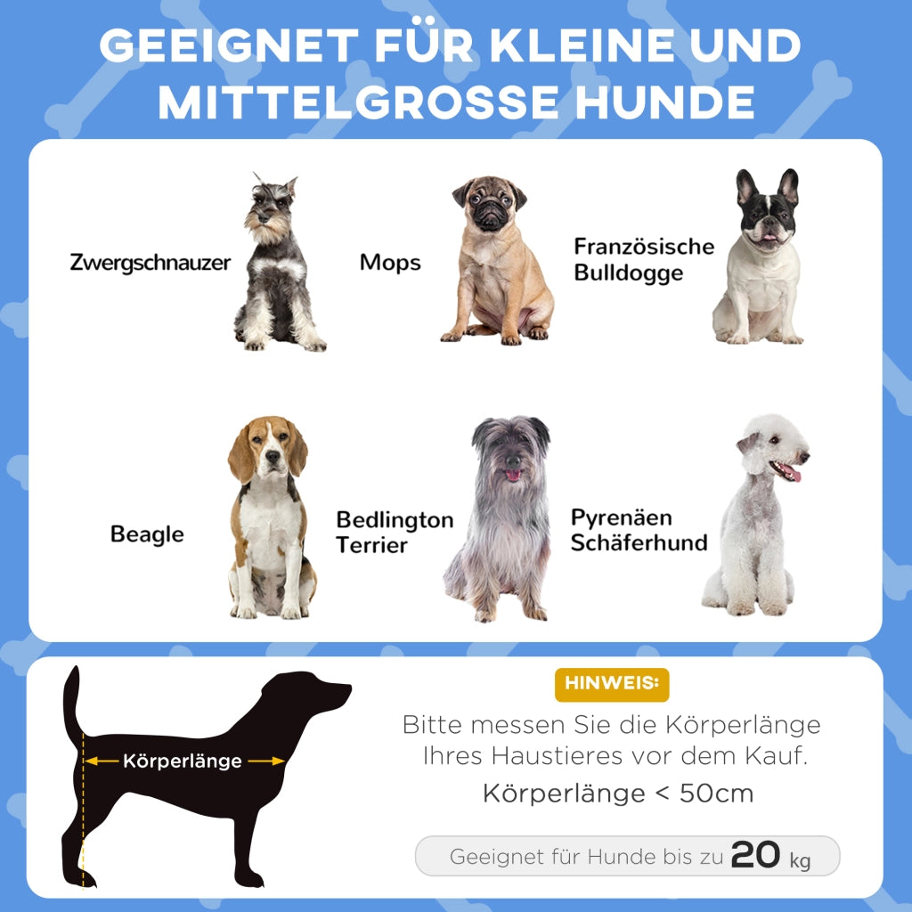 Cuccia per Cane con Tetto ¨C Minimal ¨C Blu Scuro 76x61x69.5 cm