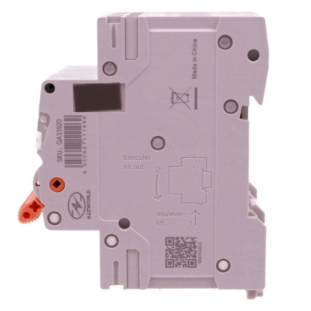 MCB Interruttore Magnetotermico Automatico Curva C 3P 3M 10000A AC 400V IP20 GYM9H, Accoppiabile Con Bobina di Sgancio GA01231 GA01232, Disponibili 16A 20A 25A 32A 40A 63A (C20A)