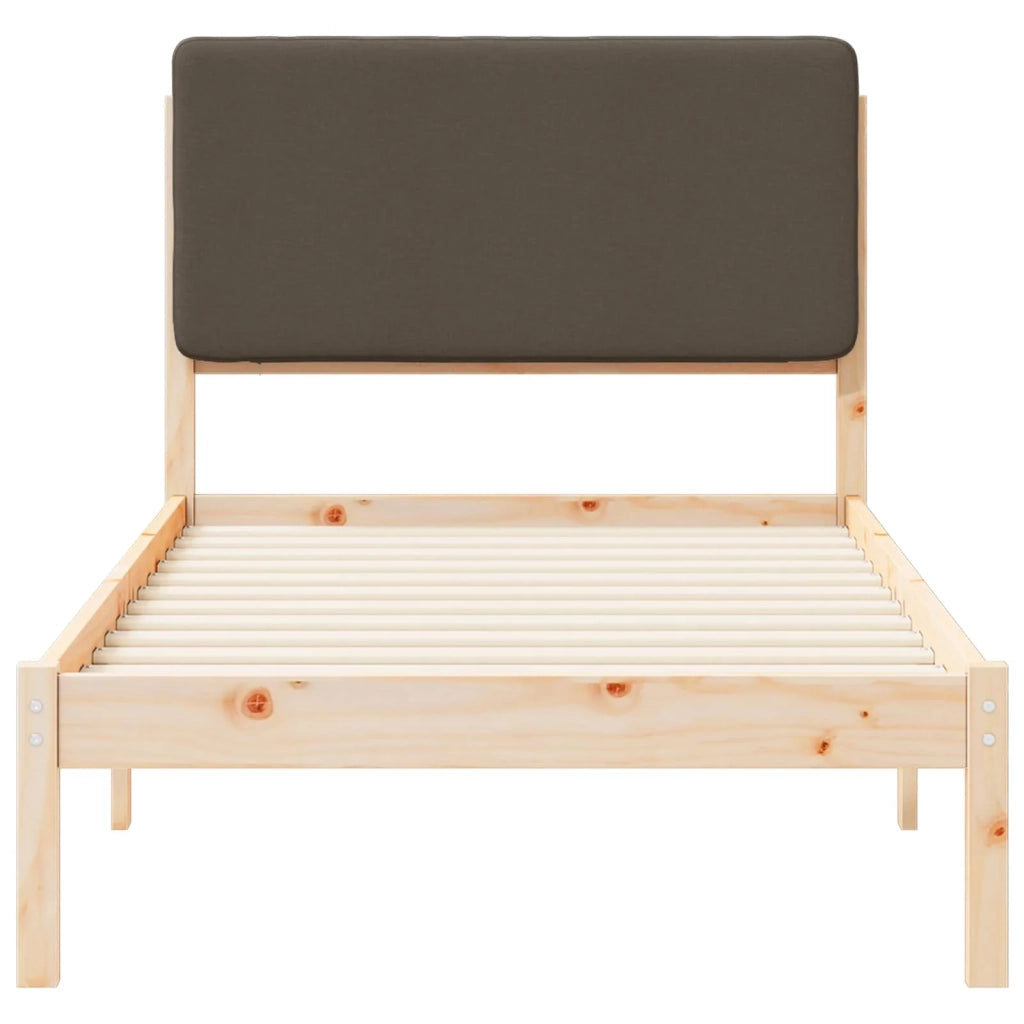 Letto con Testiera Rivestita-Struttura Letto con Testiera Talpa 90 x 190 cm Pino massello 960165