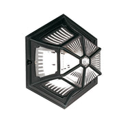 Plafoniera esterna IP44 nero E27 60W Parish Elstead