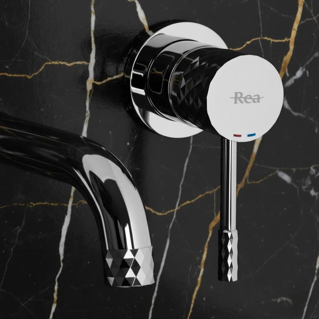 Rubinetto Da Incasso Rea Lungo Diamond Chrom + Box