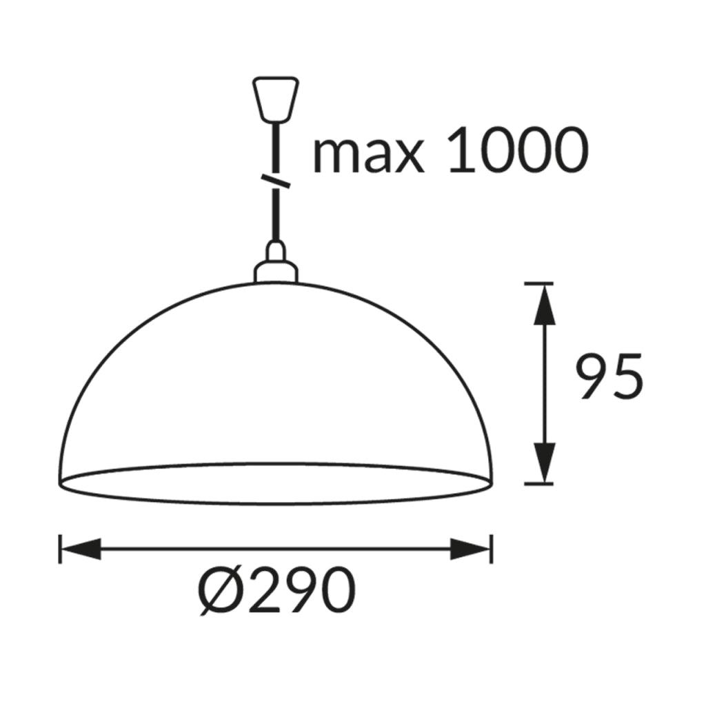 Lampada a sospensione Struhm INKA grigio/bianco E27