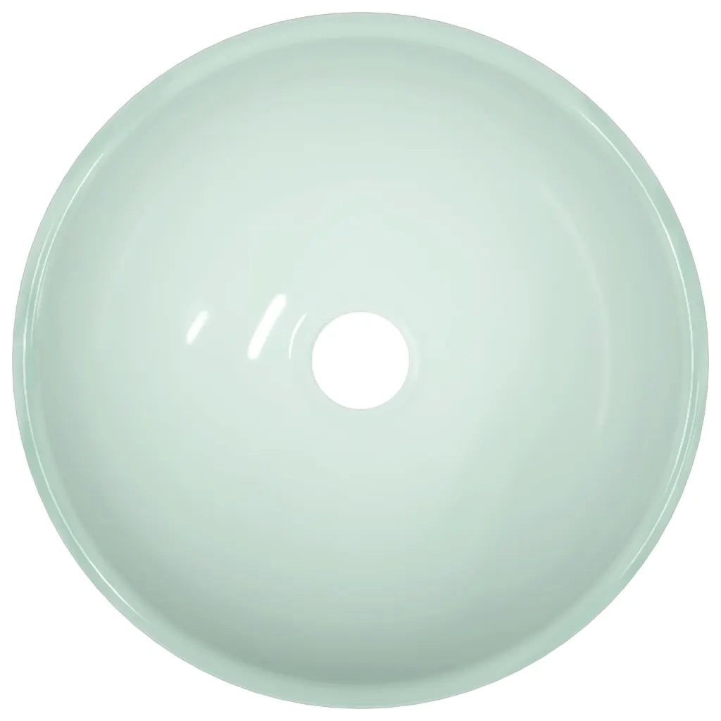 Lavandino in Vetro-Lavabo Temperato 30x12 cm Bianco