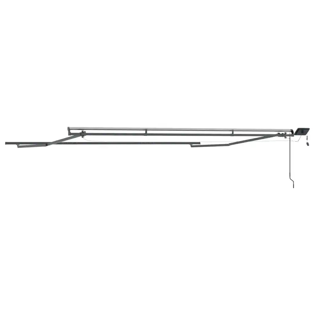 Tenda da Sole con Antracite 4 × 3 m Metallo 313241