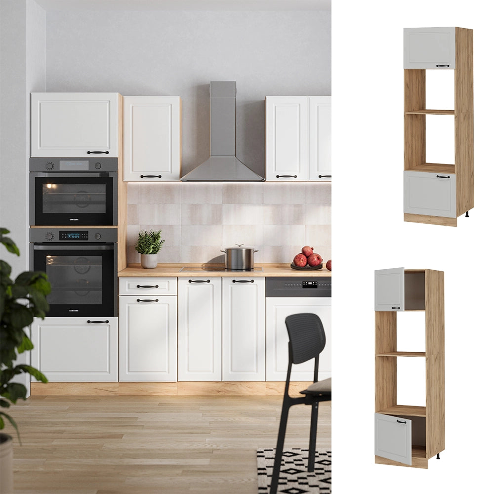 Vicco Set mobili bagno Bianco casa di campagna 60 cm