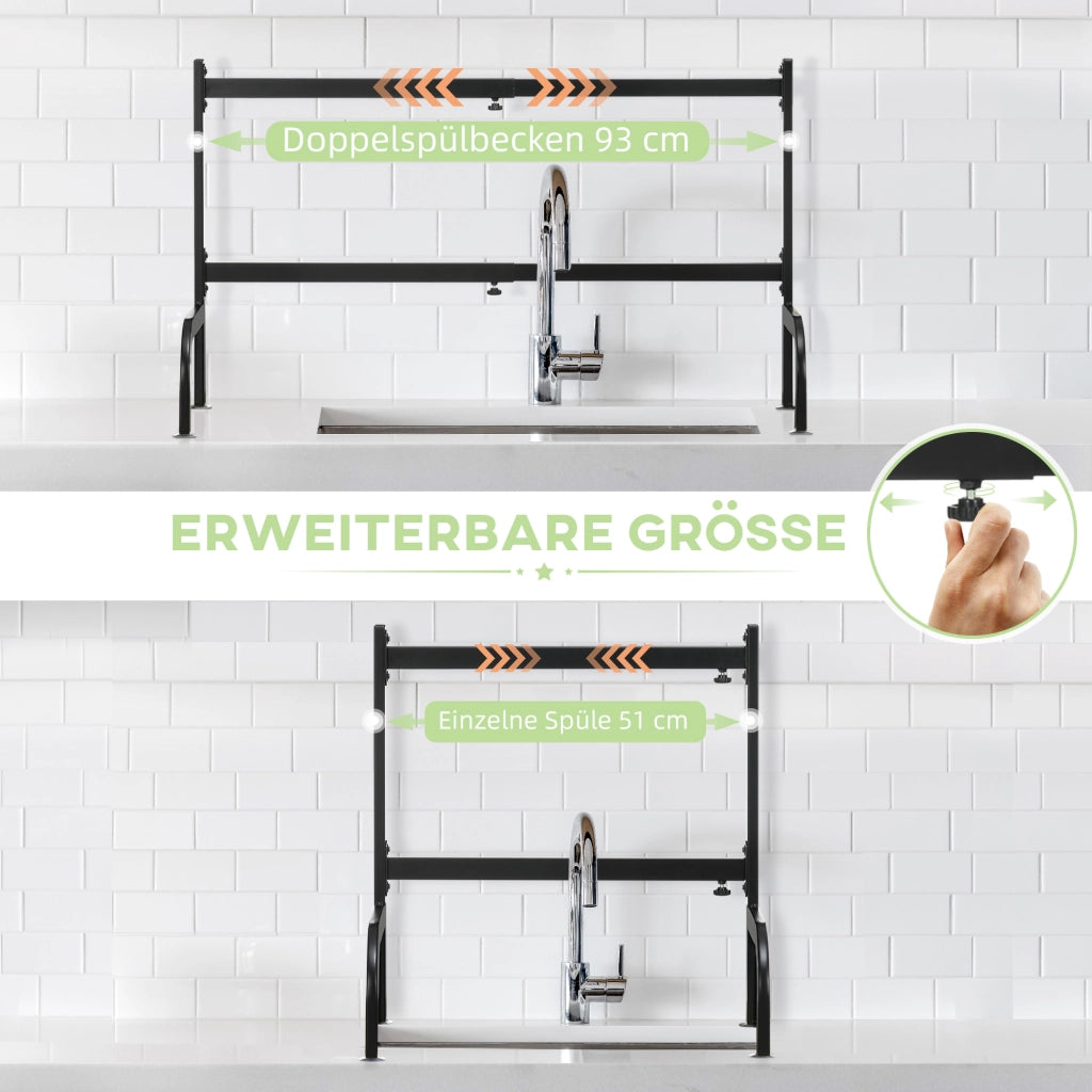 Scolapiatti estensibile ¨C Xylo ¨C 51-93 cm nero