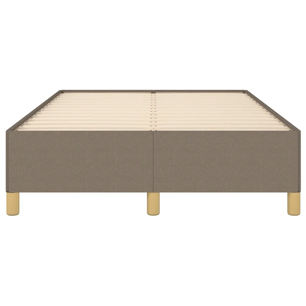 Letto matrimoniale | Letto per adulti | Giroletto senza Materasso Tortora 120x190 cm Tessuto
