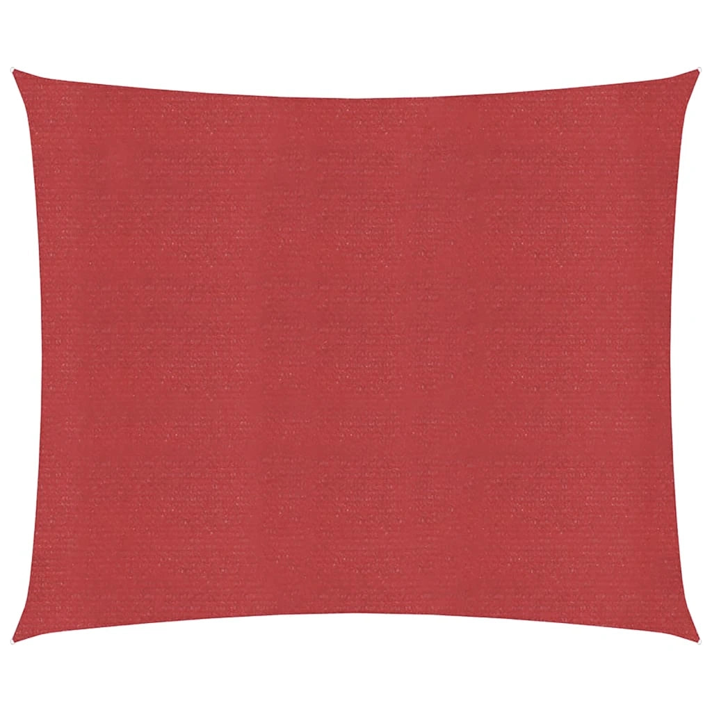 Vela Parasole 160 g/m² Rossa 4x4 m in HDPE 311606