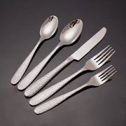 Set da cucina, 30 pezzi, acciaio inossidabile, con coltello, forchetta, cucchiaio, posate per uso domestico, design moderno e finitura lucida, resistente al lavastoviglie