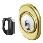 DEFENDER MAGNETICO PER SERRATURE 'MR 500F' inox ottone lucido  - DISEC