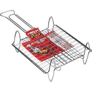 GRATICOLA BARBECUE A RETE DOPPIA FD  ACCIAIO CROMATO CM 45X40