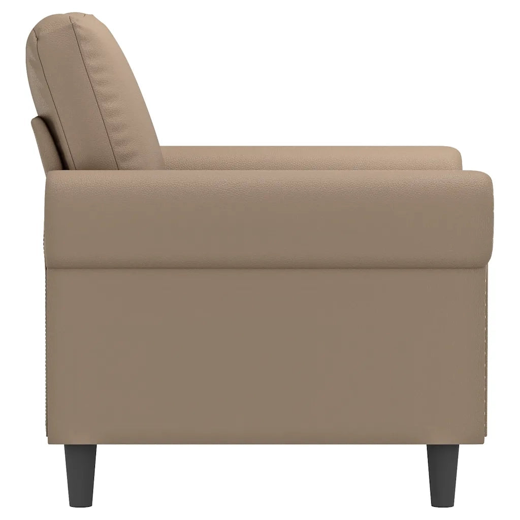 Poltrona | Sedia Relax Cappuccino 60 cm in Similpelle