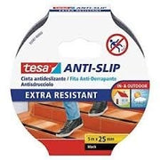 Nastro antisdrucciolo adesivo Nero 25mm x 5 m