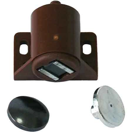 CHIUSURA MAGNETICA PER VETRI 30x30 mm - Bianca - 100 pezzi
