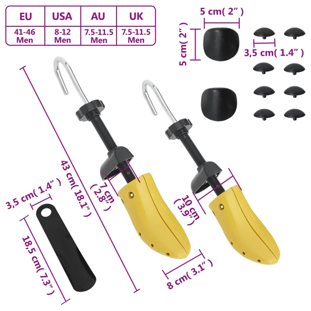 Allargascarpe con Calzascarpe Giallo EU 41-46 in Plastica 155246