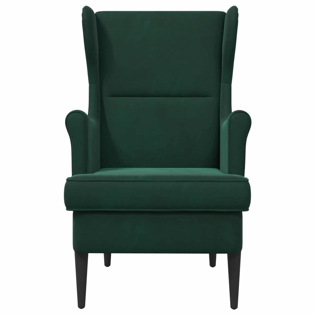 Poltrona Verde Scuro Velluto 42029865
