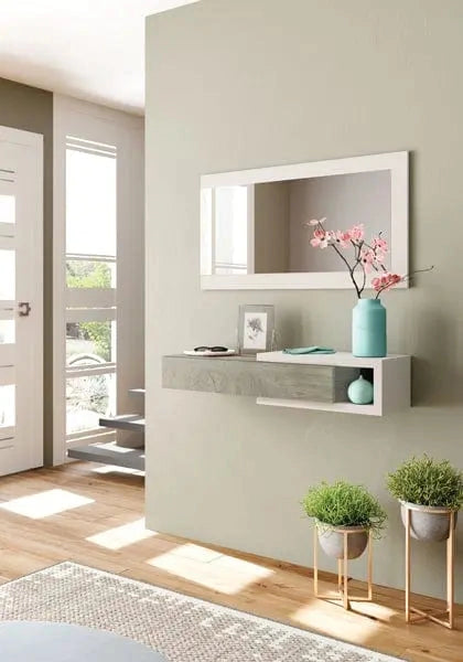 Mobile sospeso con specchio rovere alaska