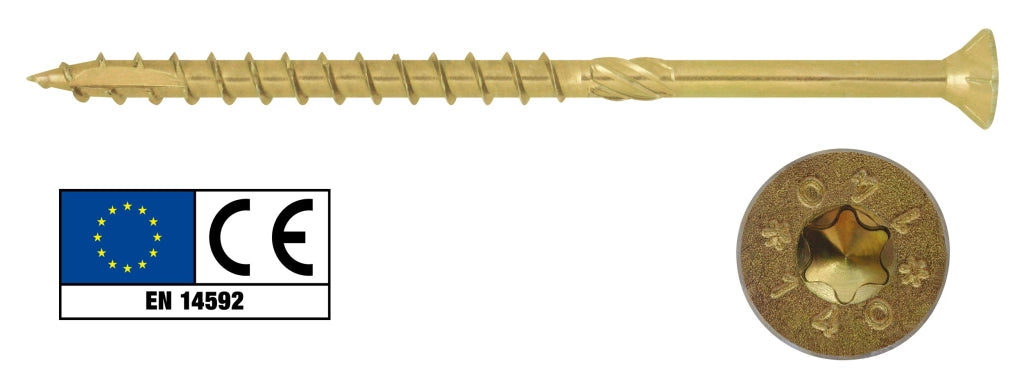 VITI PORTANTI PER LEGNO TSP-TORX MM. 6X120- FRIULSIDER- 100,0 pz