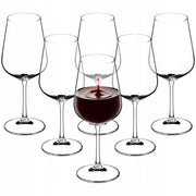 Set di 6 bicchieri da vino rosso e bianco KADAX da 450 ml