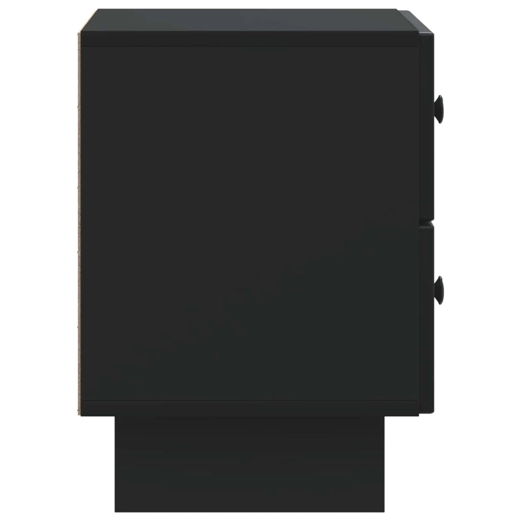Armadio da Notte Nero 43 x 34,5 x 47,5 cm Legno ingegnerizzato 893837