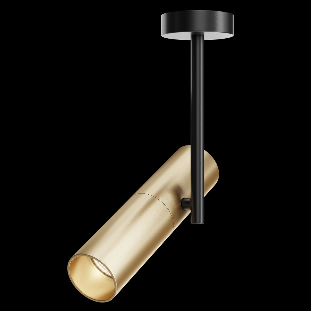 Plafoniera Maytoni Elti nera alluminio 1xGU10 dimmer