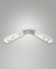 GIUNTO ELETTRICO FLEX PER BINARIO 48V BIANCO PER TRACK 2,74CM