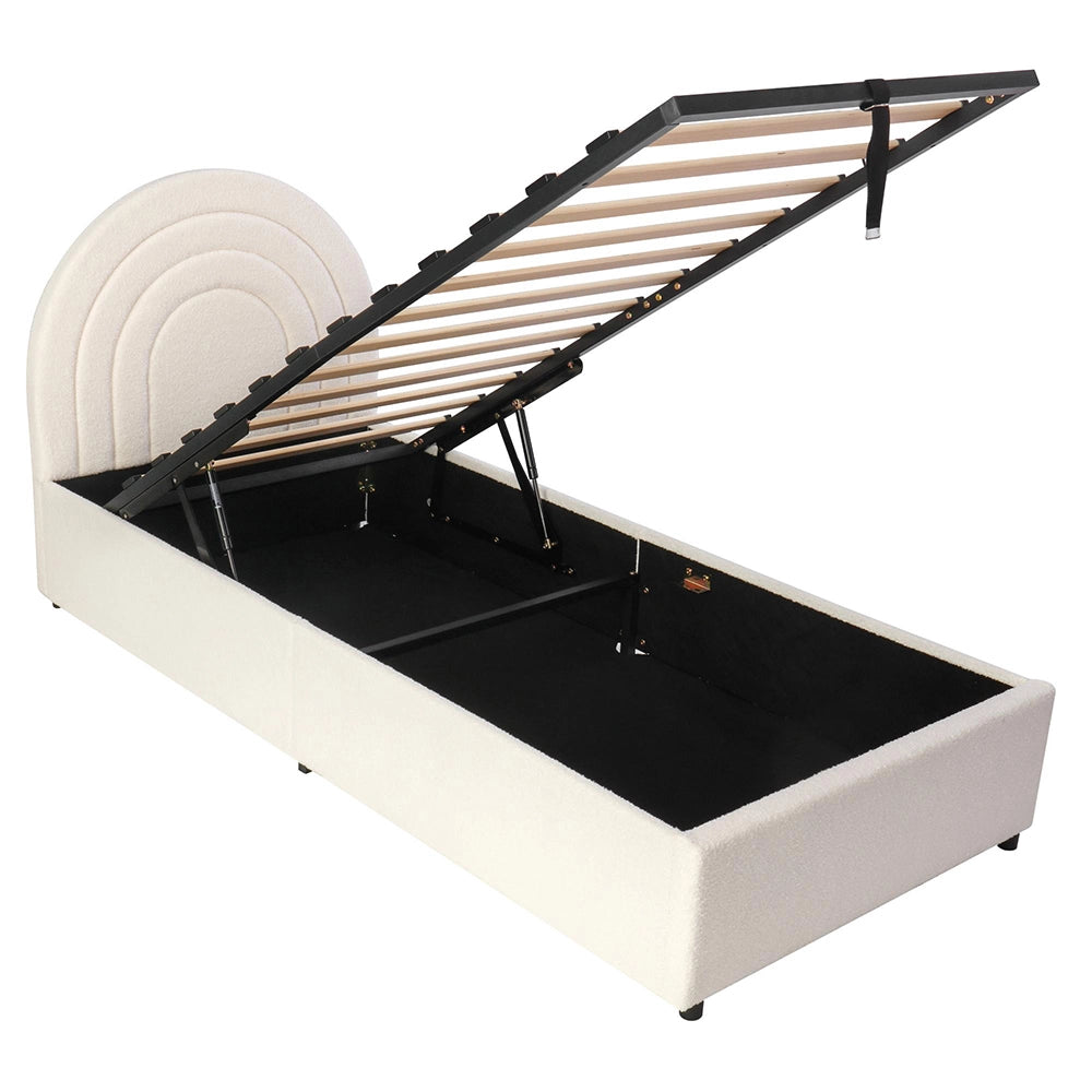Letto bambino 90x200cm?- Xylo - boucl?? beige