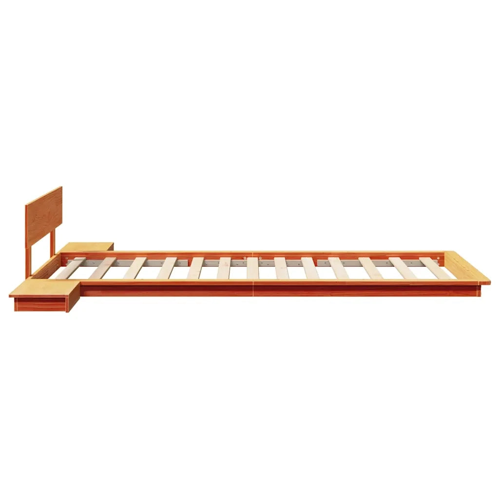 Struttura del letto-Giroletto Marrone 80 x 200 cm legno 150114