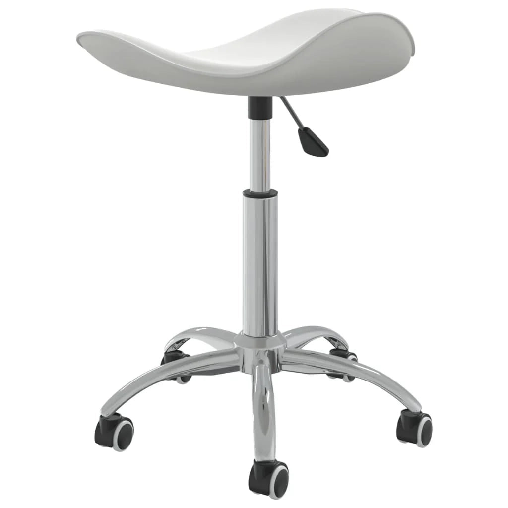 Sedia da ufficio/sedia da studio/sedia da ufficio in similpelle bianca 02_0023987