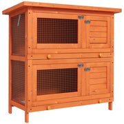 Gabbia per conigli a doppio livello ¨C zephmum ¨C 90x45x90 cm