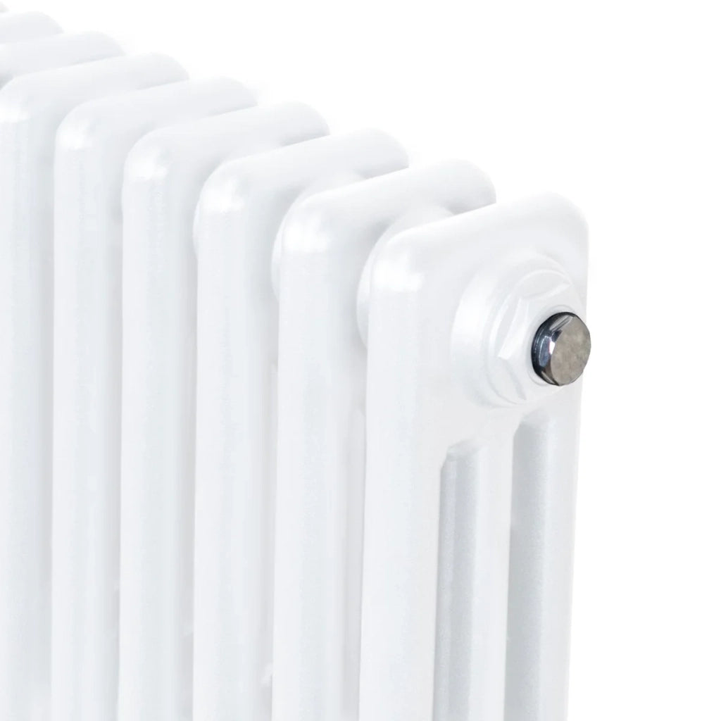 Termosifone Radiatore a 3 colonne per riscaldamento centralizzato verticale Bianco 150x56cm