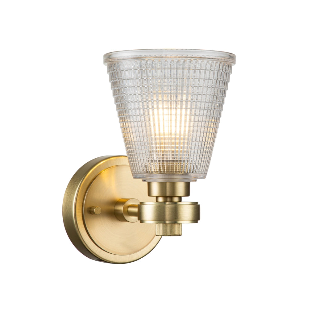 Applique bagno ottone spazzolato Gunnislake G9 LED Elstead