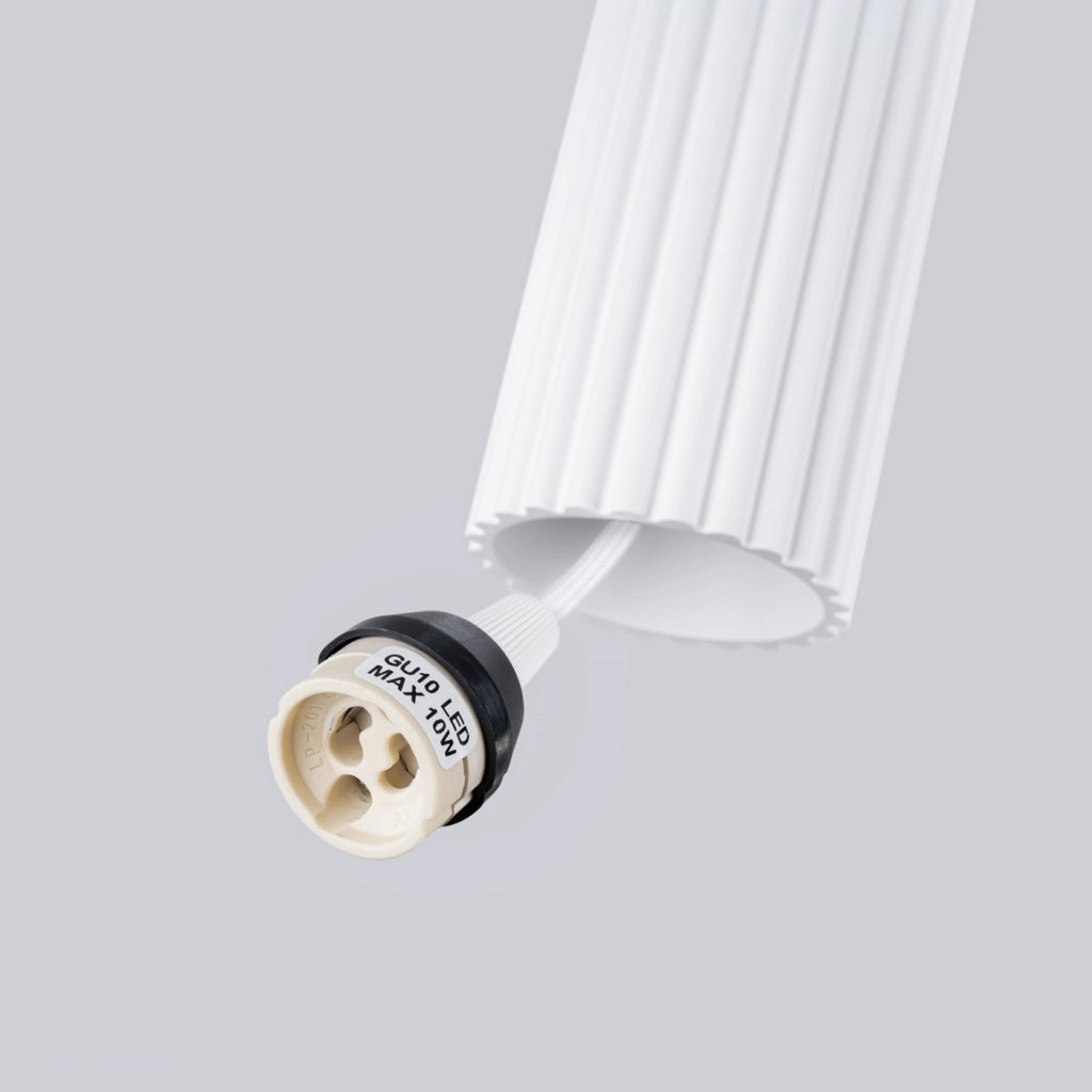 Lampada a sospensione KARBON 3L bianco